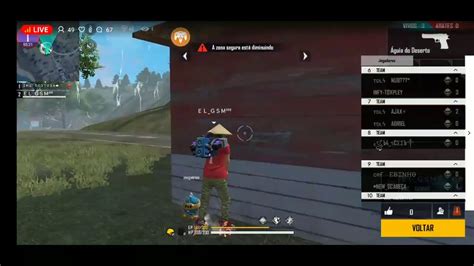 LIVE ON HACKER FREE FIRE RUMO AO GLOBALATUALIZADO 2020 100