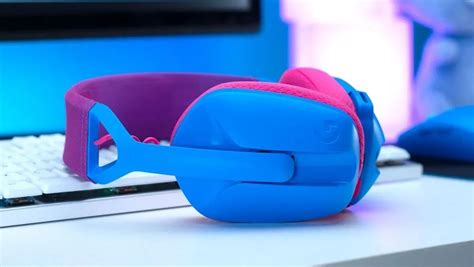 Беспроводная игровая гарнитура Logitech G435 BT Blue/Raspberry CC PC127