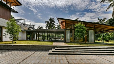 Kerala This Glass Bungalow Opens Up Views To A Rubber Plantation