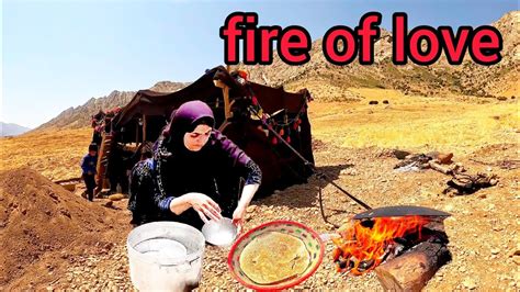 Iranian Nomadic Life Building A Hut For Love YouTube