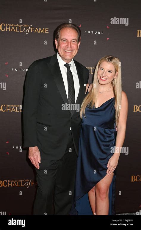 Jim Nantz and daughter Caroline Nantz attend Broadcasting Cable Hall of ...