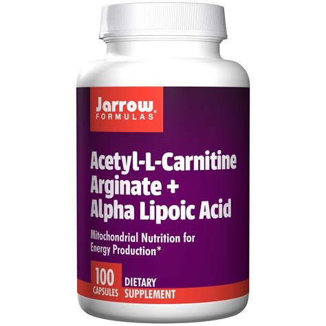 Acheter Ac Tyl L Carnitine Arginate Acide Alpha Lipo Que Capsul