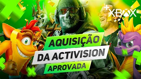 APROVADA CMA APROVA a PRELIMINAR da AQUISIÇÃO da ACTIVISION BLIZZARD