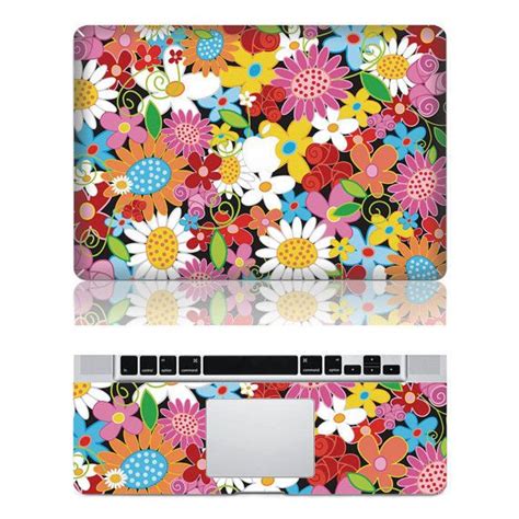 Flowermacbook Protective Decals Stickers Mac By Appleworlddecal 1650