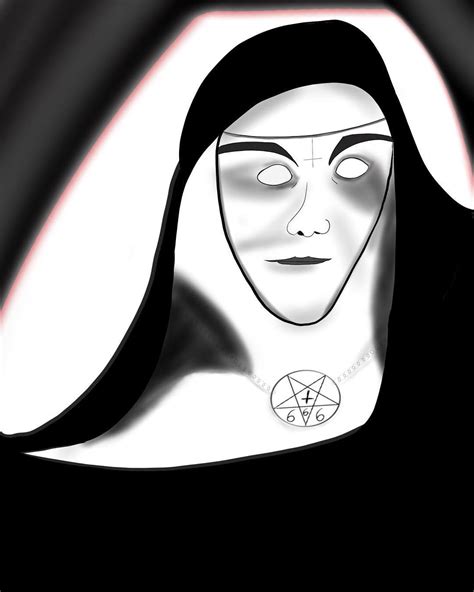 Evil Nun Nun Evilnun Drawing Illustration Art Procreate