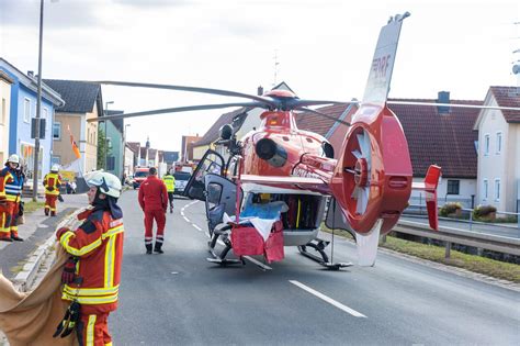 Schwerer Unfall in Breitengüßbach Kind 3 wird von Auto erfasst und