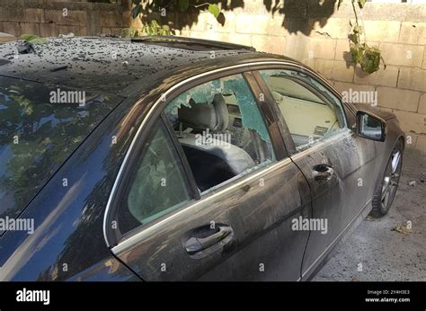 partly damaged car    believed    result