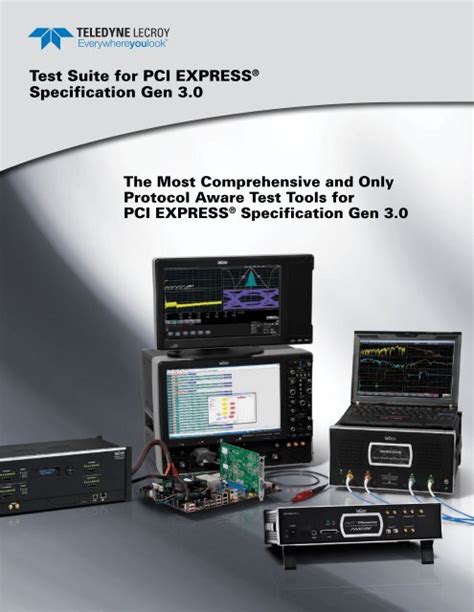 Test Suite For Pci Express Specification Gen Teledyne Lecroy