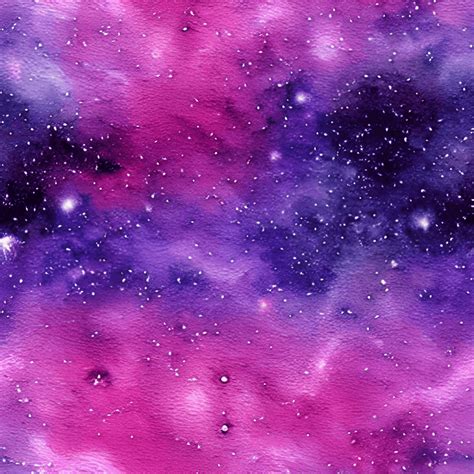 Beautiful Pink Galaxy Watercolor Background Painting Creative Fabrica