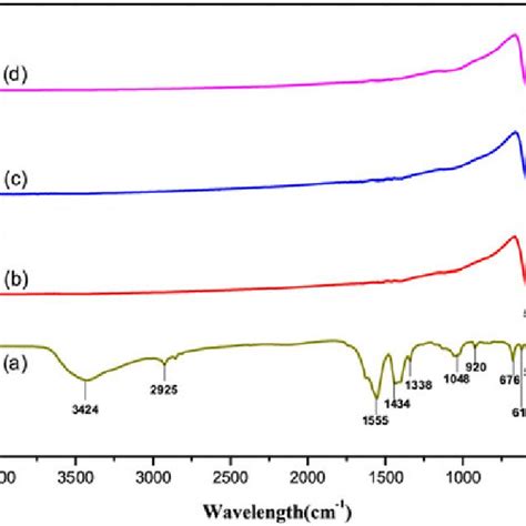 Ftir Spectrum Of Synthesized Cuo Nps Using Prunus Amygdalus Pericarp