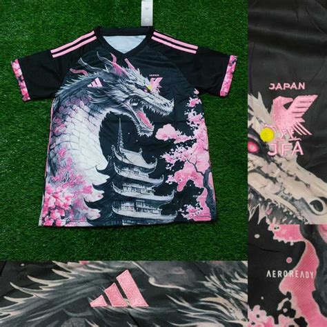 Jual JERSEY BOLA JEPANG SPECIAL EDITION DRAGON KASTIL BLACK NEW 2024