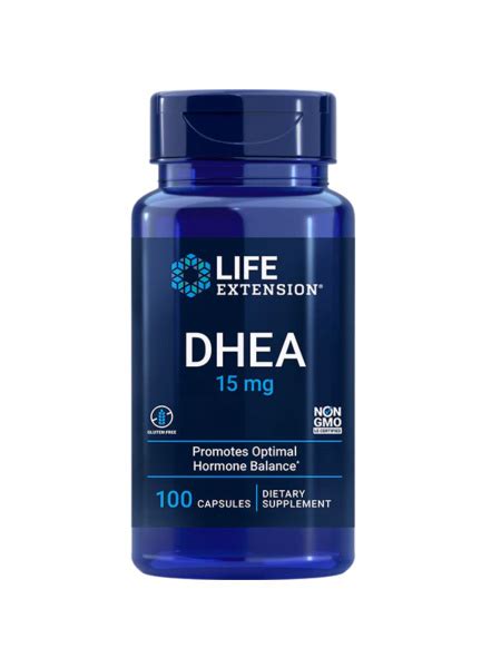 Life Extension, DHEA, ДГЭА, 15 мг, 100 капсул купить на OZON по низкой ...