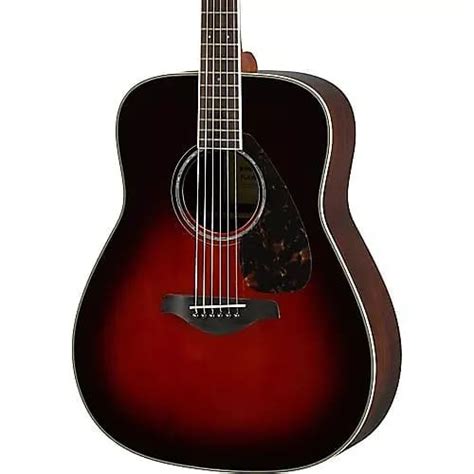 Yamaha Fg Solid Top Acoustic Guitar Tobacco Sunburst Price