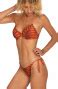 Balconette Bikini With Underwire Slip Bows Leaf Size S Brief Regular