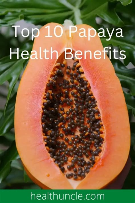 Papaya Benefits You Solve 10 Health Issues Quickly - Health Uncle