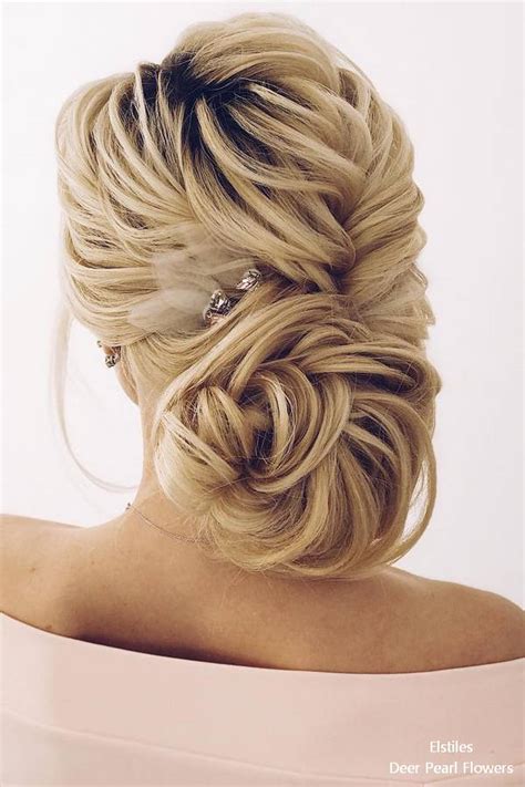 Gallery Elstiles Long Wedding Updo Hairstyles For Bride 6 Deer Pearl