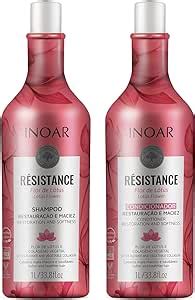 Kit Inoar R Sistance Flor De L Tus Salon Duo Shampoo E Condicionador