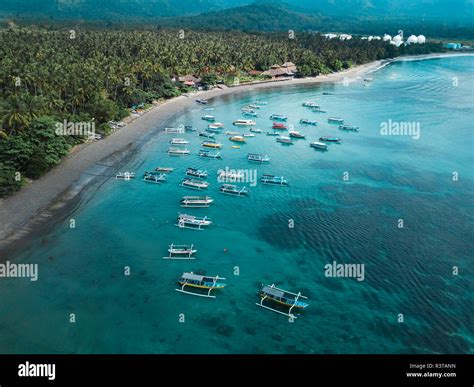 Indonesia, Bali, Aerial view of beach Stock Photo - Alamy