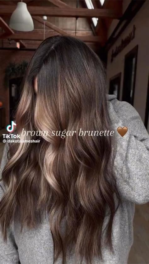 Brown Sugar Brunette Light Brown Hair Hair Highlights Hair Cuts