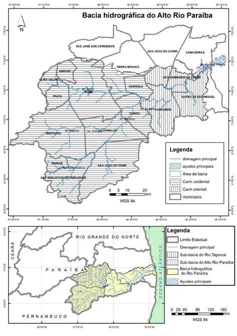 Localização geográfica da bacia do Alto Rio Paraíba Download