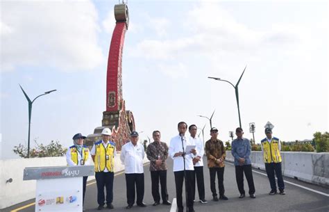 Presiden Jokowi Resmikan Jembatan Kretek Di Kabupaten Bantul