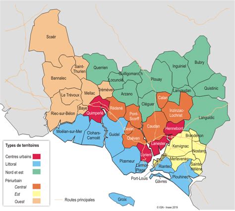 Nouveau Pays De Lorient Quatre Types De Territoires Aux Dynamiques