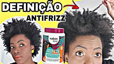 Finaliza O Para Definir Cabelo Crespo Creme Defini O Antifrizz