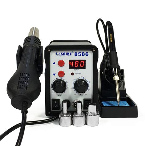 Hot Air Soldering Station 2 IN 1 SAIKE TOOL Professional Hot Air