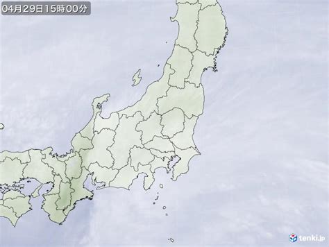 過去の気象衛星東日本2024年04月29日 日本気象協会 Tenkijp