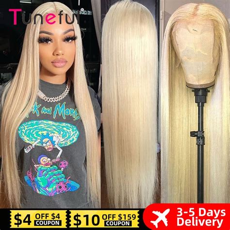 X HD Transparent Blonde Lace Frontal Human Hair Wigs Bob Wig