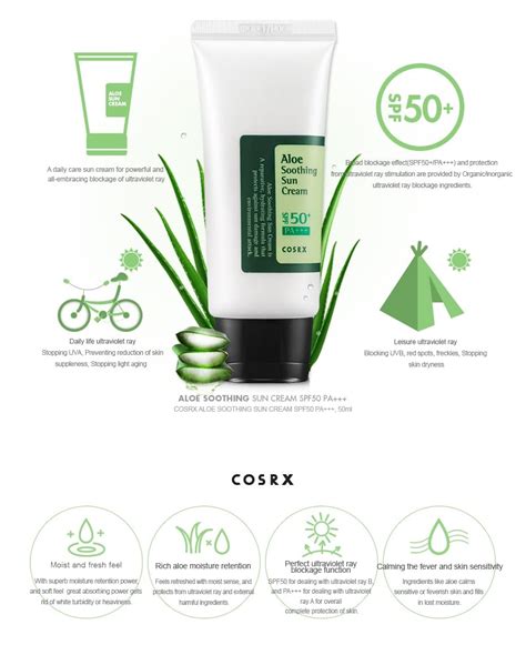 ALOE SOOTHING SUN CREAM SPF50+ PA+++ - Dodoboutique