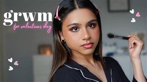 GRWM Valentine S Day Edition Hair Makeup Outfit YouTube