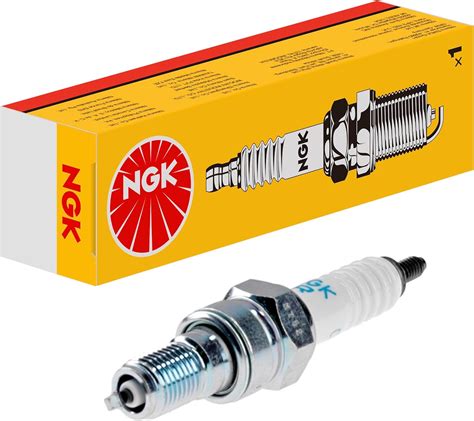 NGK CR8EH-9 Spark Plug - white/silver : Amazon.co.uk: Automotive