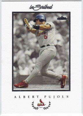 ALBERT PUJOLS 2004 FLEER INSCRIBED Card 65 NM MT Condition EBay