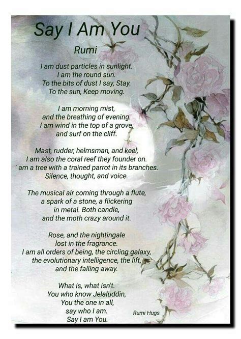 Rumi Say I Am You