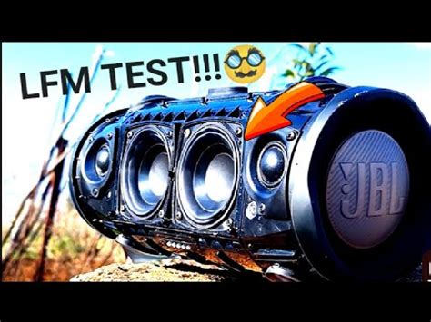 Jbl Xtreme Gt Lfm Bass Test Youtube