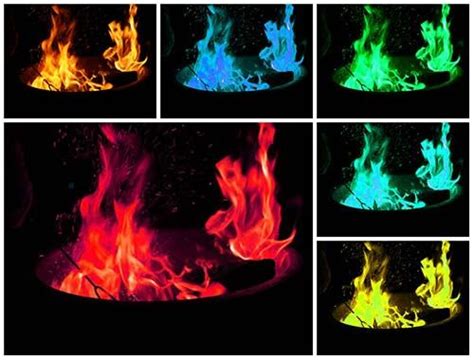 How To Make Color Fire - Mental Scoop | Colors of fire, Make color, Fire