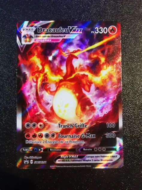 Carte Pokemon Dracaufeu Vmax Swsh Promo Ep E Et Bouclier Neuf