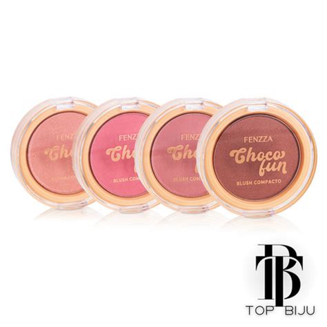 Blush Compacto Choco Fun Fenzza Top Biju