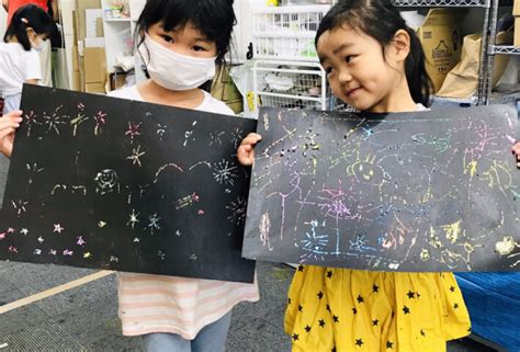 親子で挑戦スクラッチアート！削って描く親子のアート体験 大阪の子供向け絵画教室「モネスク」