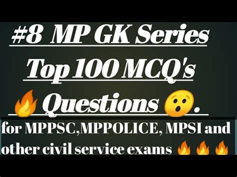 Mp Gk Series For The Preparation Of Mppsc Mppolice Mpsi And All