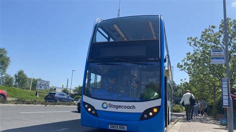 Route D Stagecoach South East ADL Scania Enviro 400 GN09 BBU YouTube