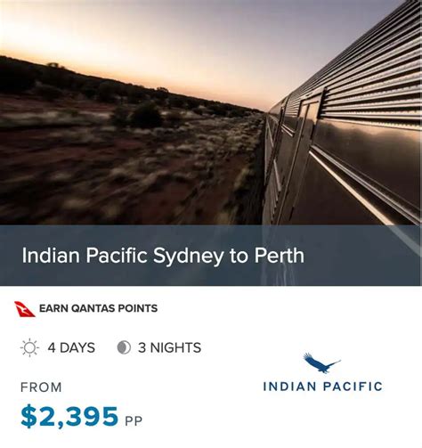 Indian Pacific Prices Indian Pacific Rail Journeys Sydney To Perth