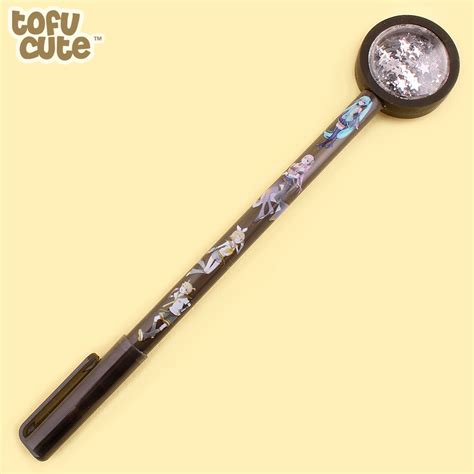 Buy Hatsune Miku Vocaloid Pen With Sequin Topper Black At Tofu Cute