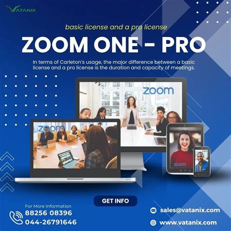 Zoom License / Zoom One - Pro Basic License and Pro License at ₹ 14999 ...