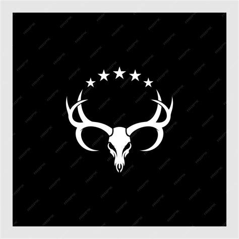 Premium Vector Deer Head Character Logo Design