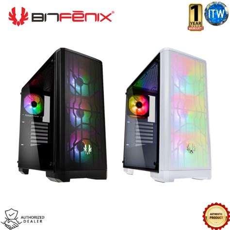 Bitfenix Nova Mesh Tg Argb Supports Mini Itx Microatx Atx E Atx