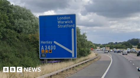 Stretch Of M40 Near Warwick Reopens Following Crash Bbc News