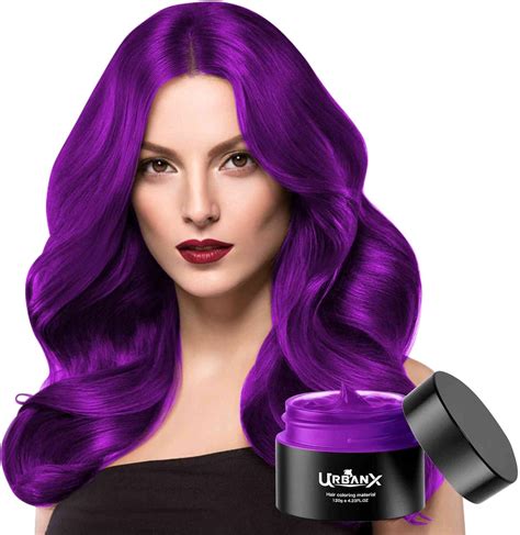 UrbanX Cire de coloration pour cheveux lavable Unisexe Crème