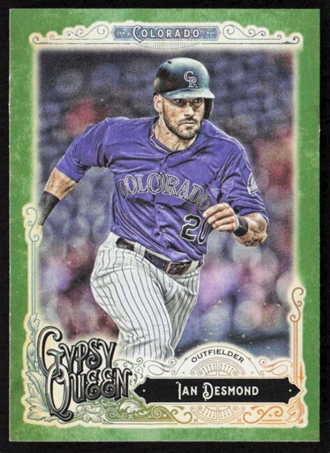 Topps Gypsy Queen Green Ian Desmond Free Shipping Ebay